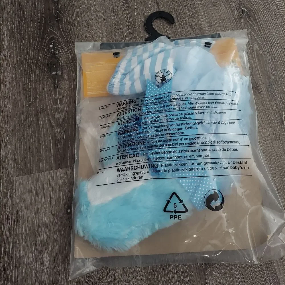 NEW Rubie's Halloween Costume Baby Blue Bear, Infant 6-12 MONTHS
